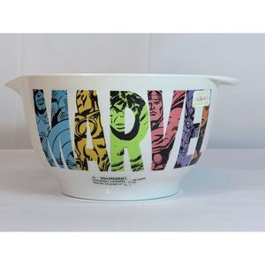 NWT Marvel Eat Universe Mixing Bowl 2023 Plastic Hulk Thor Spiderman